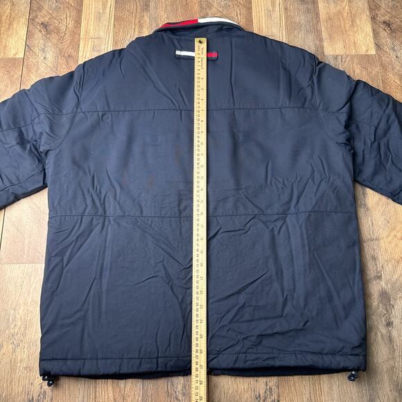 Vintage Tommy Hilfiger Jacket Men's Large Blue Waterproof Expedition Hiking 5303 - Picture 12 of 16
